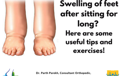 Swelling of feet after sitting for long? Here are some useful exercises!